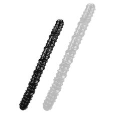 DoublePlayz Super Textur – dupla vibráló dildó, érdes felülettel műpénisz, dildó