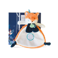  Doudou Darčeková sada Tiwipi - plyšová líška muchláčik 23 cm - poškodený obal készségfejlesztő