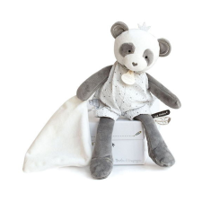 Doudou et Compagnie Paris Doudou álomfogó plüss panda takaróval 28 cm készségfejlesztő