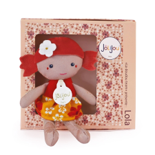 Doudou Jolijou babababa Lola 16 cm piros baba