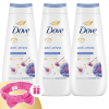 DOVE Advanced Care Anti-Stress Krémtusfürdő 3x400ml + Ajándék Hajpánt