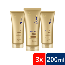 DOVE DermaSpa Summer Revived önbarnító testápoló világos-normál bőrre (3x200 ml) önbarnító