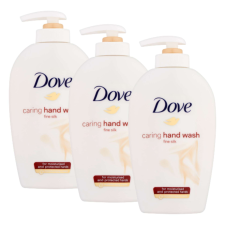DOVE Folyékony Szappan Silk 3x250ml tisztító- és takarítószer, higiénia