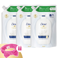 DOVE Folyékony Szappan Utántöltő Deeply Nourishing 3x750ml + Ajándék Hajpánt tisztító- és takarítószer, higiénia