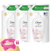 DOVE Folyékony Szappan Utántöltő Glowing 3x500ml + Ajándék Hajpánt