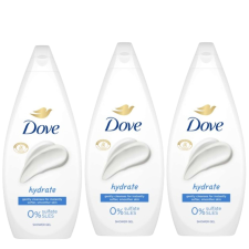 DOVE Hydrate Krémtusfürdő 3x720ml tusfürdők