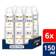DOVE Invisible Dry Clean izzadásgátló, 6x150ml dezodor