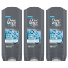 DOVE Men+Care Tusfürdő Clean Comfort 3x400ml