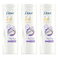 DOVE Night Renew Testápoló 3x400ml testápoló