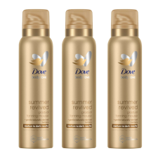 DOVE Summer Revived Önbarnító Hab közepes - sötét árnyalatú bőrre 3x150ml önbarnító