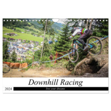  Downhill Racing (Wandkalender 2024 DIN A4 quer), CALVENDO Monatskalender – Arne Fitkau naptár, kalendárium