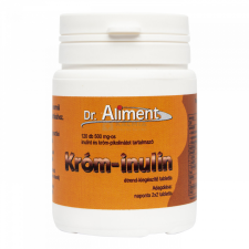 Dr. Aliment Króm-inulin 500 mg tabletta 120 db vitamin és táplálékkiegészítő