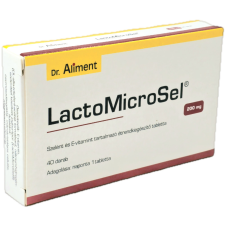 Dr. Aliment LactoMicroSel 200mg 40db tabletta vitamin és táplálékkiegészítő