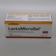  Dr.aliment lactomicrosel tabletta 40 db vitamin és táplálékkiegészítő