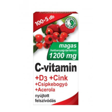 Dr Chen Dr.chen c-vitamin 1200mg+d3+cink+acerola+csipkebogyó tablett 105 db gyógyhatású készítmény