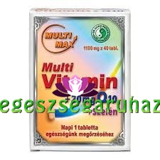 Dr. Chen Multi-Max vitamin + 20mg Q10 + Szelén tabletta vitamin és táplálékkiegészítő