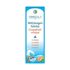 Dr. Chen OMEGA-3 MÉLYTENGERI HALOLAJ SZIRUP GRAPEFRUITTAL - 500ML vitamin és táplálékkiegészítő