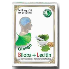 Dr. Chen Patika Ginkgo Biloba + Lecitin lágyzselatin kapszula 30db vitamin és táplálékkiegészítő