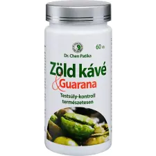 Dr Chen ZÖLDKÁVÉ & GUARANA KAPSZULA 60DB vitamin és táplálékkiegészítő