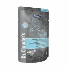 Dr.Clauders Cat Best Selection No10 Alutasak Hering&garnéla chia maggal 85g macskaeledel