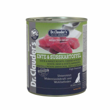 Dr.Clauders Dog Selected Meat Kacsás és édesburgonyás konzerv 800g kutyaeledel