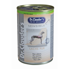 Dr.Clauders Dog Selected Meat Sensible Salmon Pure lazacos konzerv 375g kutyaeledel