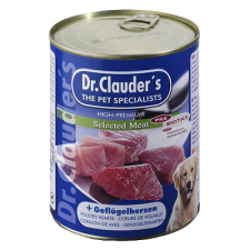  Dr.Clauders Dog Selected Meat Szárnyas Szíves konzerv 800g kutyaeledel