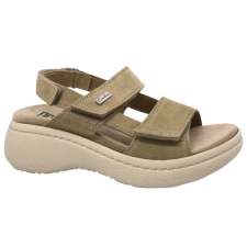 DR.FEET 21007 -es női Dr Feet bőr papucs - cappuccino női papucs