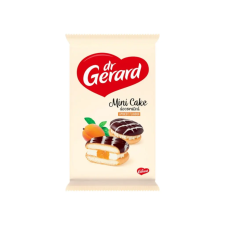 Dr. Gerard mini cake sponge biscuit sárgabarack töltelék, tejszín krém 165g csokoládé és édesség