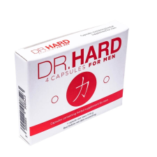 Dr. Hard - erős, étrend-kiegészítő kapszula férfiaknak (4db) potencianövelő