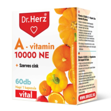 Dr Herz A-vitamin 10000 NE + Szerves Cink kapszula 60 db vitamin és táplálékkiegészítő