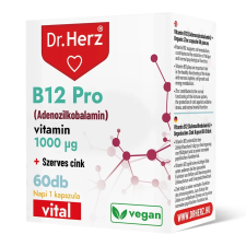  Dr. Herz B12 Pro + szerves cink 60 db vitamin és táplálékkiegészítő