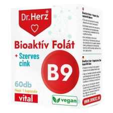 Dr. Herz bioaktív folát+szerves cink kapszula 60db vitamin és táplálékkiegészítő