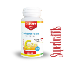 Dr. Herz C+cink nyújtott felszívódású kapszula (60 db) vitamin és táplálékkiegészítő