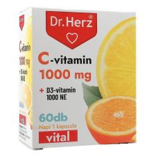 Dr. Herz c-vitamin 1000 mg+d3-vitamin 1000 ne kapszula 60db vitamin és táplálékkiegészítő