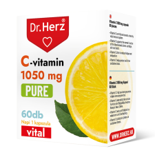  Dr.herz c-vitamin 1050 mg pure kapszula 60 db vitamin és táplálékkiegészítő