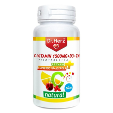 Dr. Herz C vitamin 1500+D+Cink C1500mg 60 tabletta Dr Herz vitamin és táplálékkiegészítő