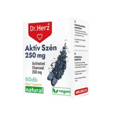 Dr. Herz Dr.Herz Aktív Szén 250 mg 60 db kapszula vitamin és táplálékkiegészítő