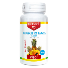 Dr Herz Dr. Herz Ananász Papaya enzim 60 db kapszula vitamin és táplálékkiegészítő