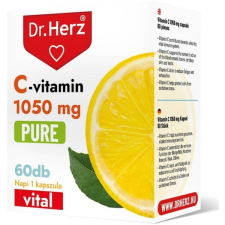 Dr Herz Dr.herz c-vitamin 1050 mg pure kapszula 60 db vitamin és táplálékkiegészítő