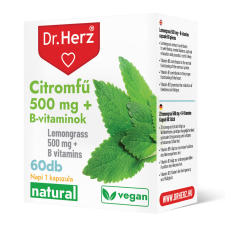 Dr Herz Dr.herz citromfű 500mg+b-vitaminok kapszula 60 db vitamin és táplálékkiegészítő