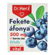 Dr Herz DR.HERZ FEKETE ÁFONYA KAPSZULA 60 DB gyógyhatású készítmény