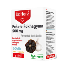 Dr. Herz DR Herz Fekete Fokhagyma 500 mg 60 kapszula vitamin és táplálékkiegészítő