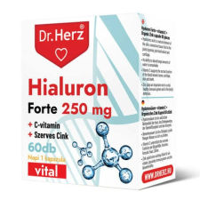 Dr. Herz Dr.  Herz Hialuron Forte 250 mg 60 db kapszula vitamin és táplálékkiegészítő