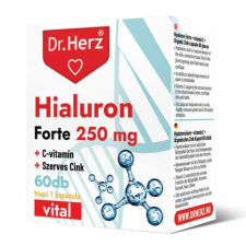 Dr. Herz Dr. Herz Hialuron Forte 250 mg 60 db kapszula vitamin és táplálékkiegészítő