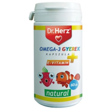 Dr. Herz Dr.Herz Omega-3 500mg lágyzselatin kapszula gyerekeknek 60db vitamin és táplálékkiegészítő