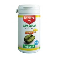 Dr Herz DR.HERZ ZÖLD KÁVÉ + KRÓM KAPSZULA 60DB vitamin és táplálékkiegészítő