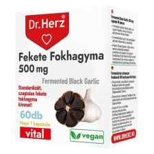 Dr. Herz Fekete Fokhagyma kapszula 60db vitamin és táplálékkiegészítő
