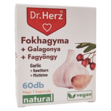 Dr. Herz fokhagyma galagonya fagyöngy kapszula 60db vitamin és táplálékkiegészítő