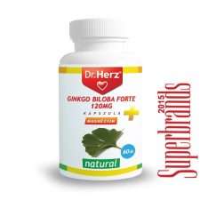 Dr. Herz Ginkgo Biloba 100 mg extraktum + magnézium kapszula (60 db) vitamin és táplálékkiegészítő